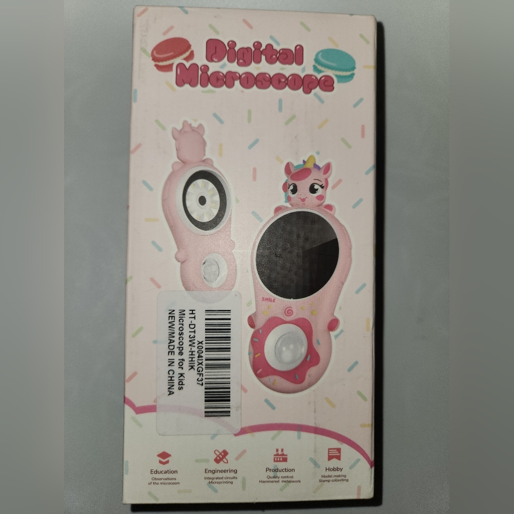 Pink Digital Microscope for Kids